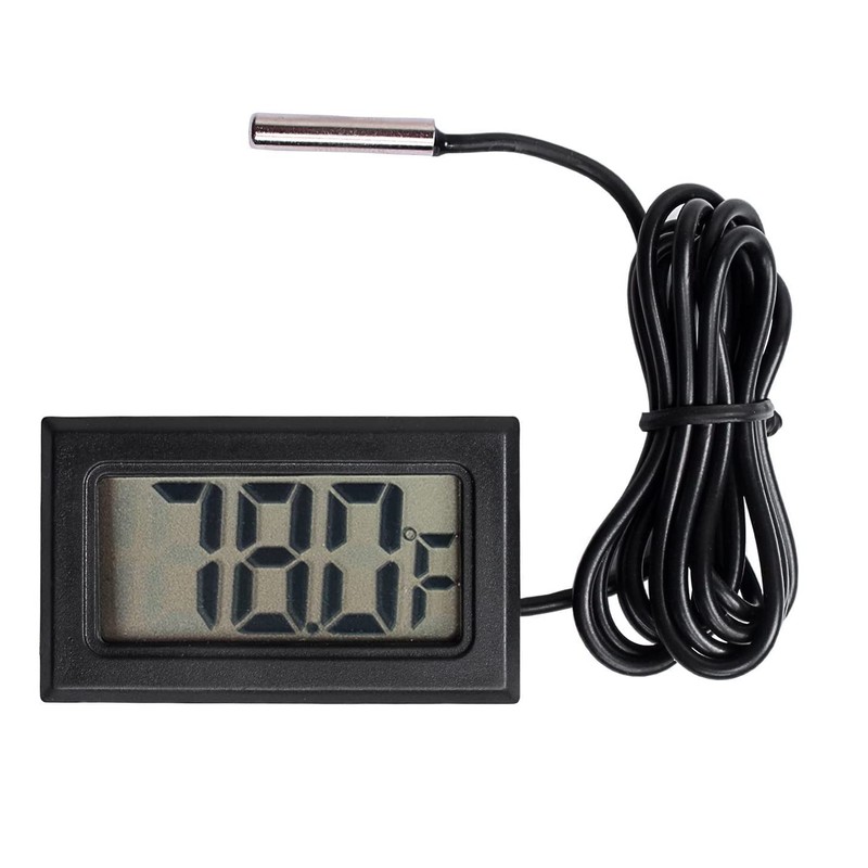 HiLetgo 5pcs Digital LCD Thermometer Temperature Digital LCD Fridge Thermometer