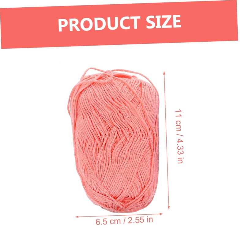 OHPHCALL 6 Rolls DIY Cotton Yarn for Crocheting Soft Skin