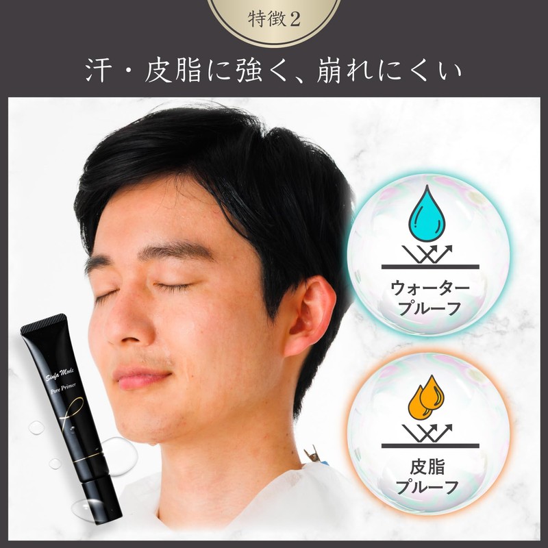 Supervised by a makeup teacher. Sinfa Mode Men’s Partial Base,