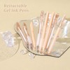 Valtiner 10 Pcs Gel Pens Ballpoint, Retractable Fine Point Pen