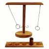 Creative wooden hook and ring game, the ultimate indoor/outdoor combat