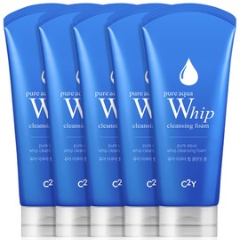 C2Y Foam Cleansing Aqua Whip Cleansing 120ml 5 Mild Alkaline Face Wash Whip Foam / 폼클렌징 아쿠아 휩 클렌징 120ml 5개 약알칼리성 세안제 휩폼