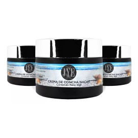 Jye Distribuidora de Belleza 3 Frascos De Crema De Concha Nacar Natural Jye 180 Gramos Tipo De Piel Normal Volumen De La Unidad 180 Ml