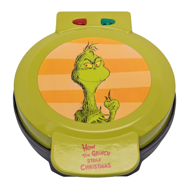 Uncanny Brands Dr. Seuss The Grinch Waffle Maker - The