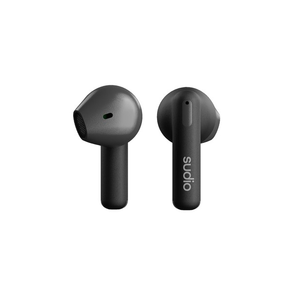 Sudio A1 Midnight Black, Earphones with Bluetooth, Touch Control with