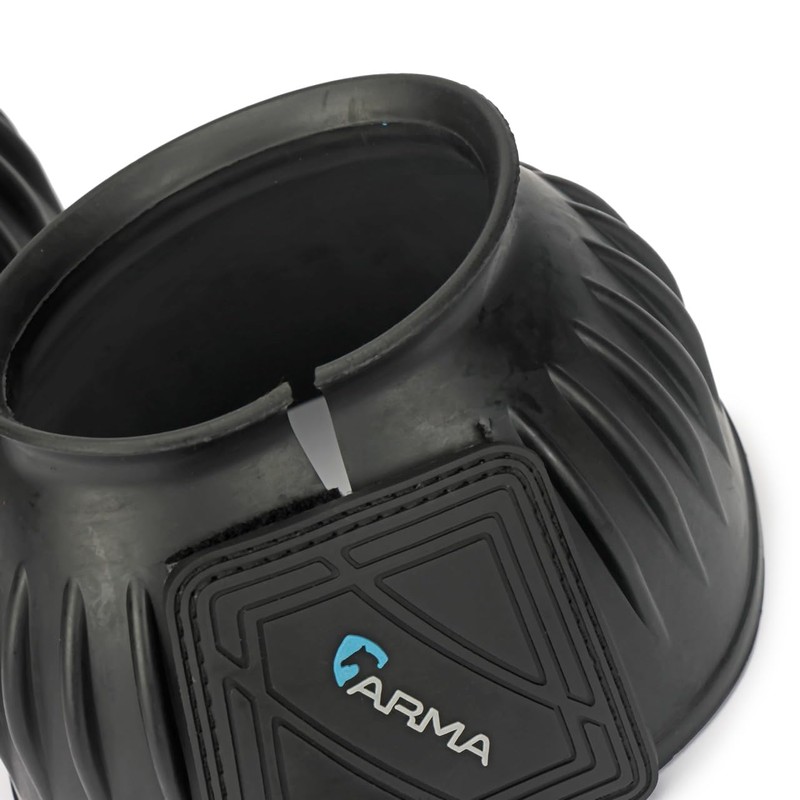 Shires Touch and Close Over Reach Boots - 134V, Black,