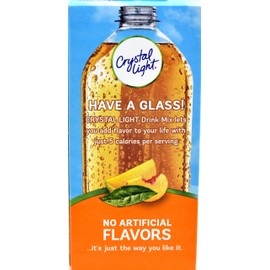 Crystal Light On The Go Peach Mango Green Tea Drink Mix, 10-Packet Box (Pack of 5)