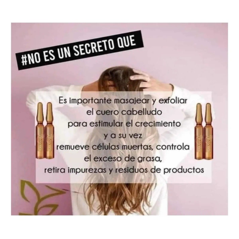 Loción Nutritiva Para Cuero Cabelludo Terramar, 4 Ampolletas