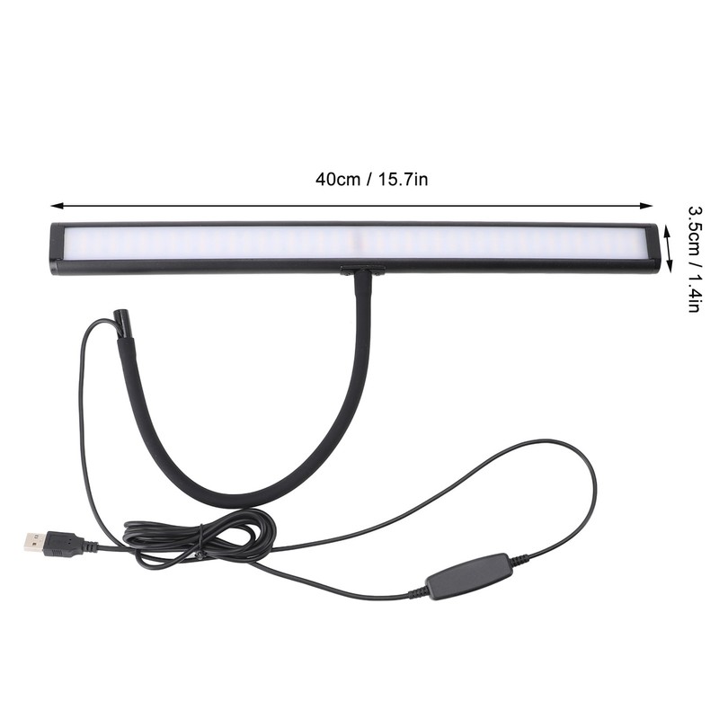 Clamp Desk Lamp Eye Caring Dimmable 3 Color Temp Adjustable