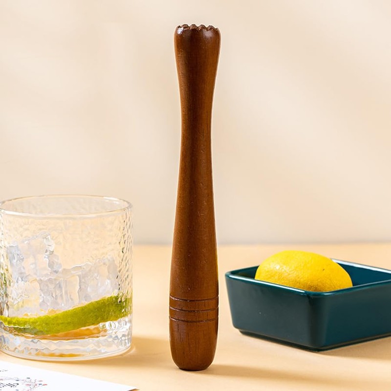 ARFUKA Wooden Cocktail Muddler Professional Bartender Tool for Mojitos, Lemonade
