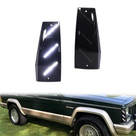 ADIIL White LED Front Bumper Side Marker Lights Side Marker Lamp For 84-96 Jeep Cherokee 86-92 Comanche 84-90 Wagoneer