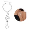 Pulsera Muñequera Moda Arnés Serpiente Cadenitas Anillo