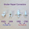 Qty 10. Shutter Repair Parts Connectors-Cufflinks (1555 Front Connector)