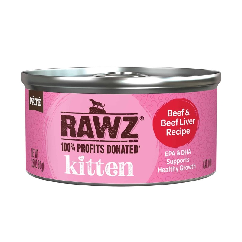 Rawz awz Natural Premium Kitten Pate Canned Cat Wet Food