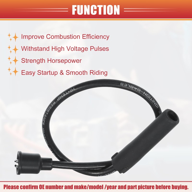 ACROPIX 7mm Car Spark Plug Coil Wire Ignition Coil Harness