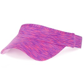Marrywindix 1 Piece of Hot Pink Sun Visor Hat Stretch Headband Visor Sport Wear Athletic Visor Elastic Visor Cap for Women and Men