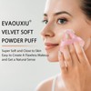 2 Pcs EVAOUXIU Triangle Powder Puff for Face Powder, Soft