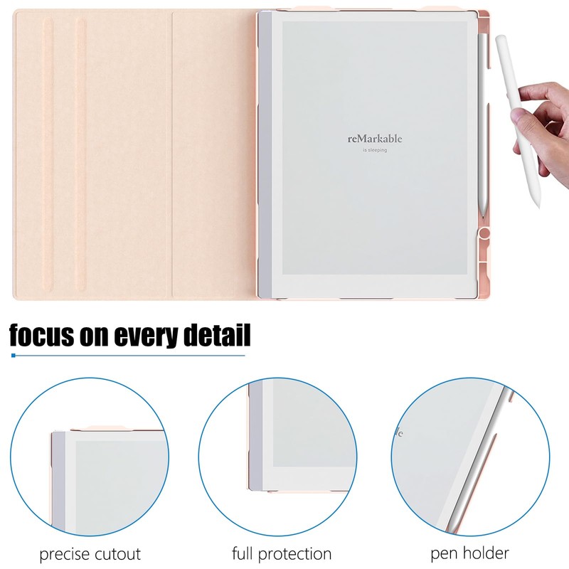 DONGZHU Case for Remarkable 2 Paper Tablet- Multi-Viewing Adjustable Folding