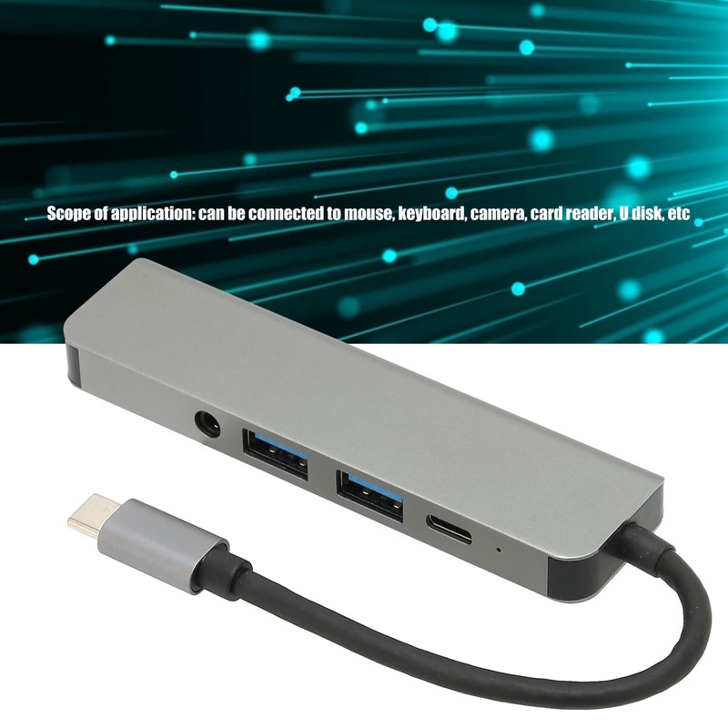 USB C Hub 5 in 1 5Gbps Transmission Type C