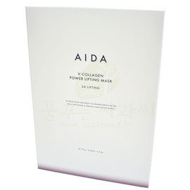 Aida V Collagen Power Lifting Mask 1box (4 sheets) / 아이다 V 브이 콜라겐 파워 리프팅 마스크 1box (4매)
