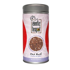 The Exotic Teapot - Supreme Pure Redbush, 150g Tin, Loose Leaf Rooibos Red Tea, Caffeine Free
