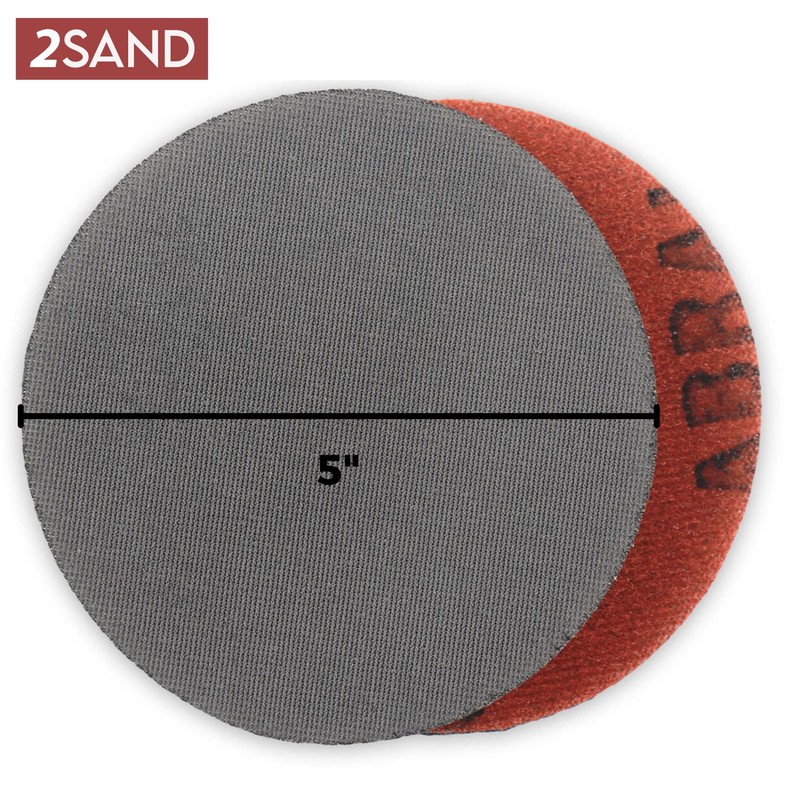 2SAND Mirka Abralon 5 inch Hook Loop Polishing Discs 500