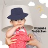 Protective Baby Sun Hat with UPF 50+ Protection Adjustable Infant