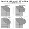 Niuoppy 4Pcs Armchair Covers Protectors Slipcover, Sofa Arm Covers Anti-Slip,