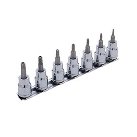 Blue Spot Tools 7 PCE 3/8" Security Torx Bit Set (T10-T40)
