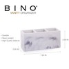 BINO Multi Purpose 3 Compartment Organizer - Makeup Container Organizers