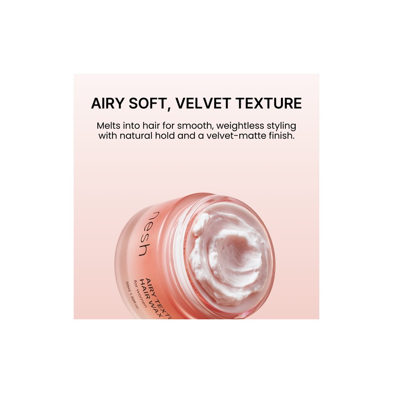 nesh [nesh]Airy Texture Hair Wax & Dual Brush