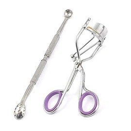 OdontoMed2011® Eyelash Curler Eye Curling Clip Cosmetic Comedone Blackhead Extractors Set
