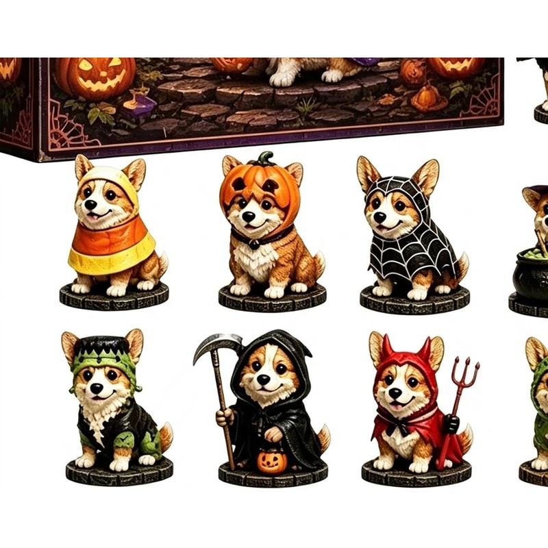 Calendario de Cuenta Atrás Halloween 2026 – Perro Acrílico 2D
