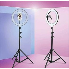 K&H Aro Luz Led Con Tripie Maquillaje Foto Video Luz Regulable