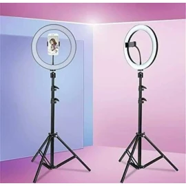 K&H Aro Luz Led Con Tripie Maquillaje Foto Video Luz Regulable
