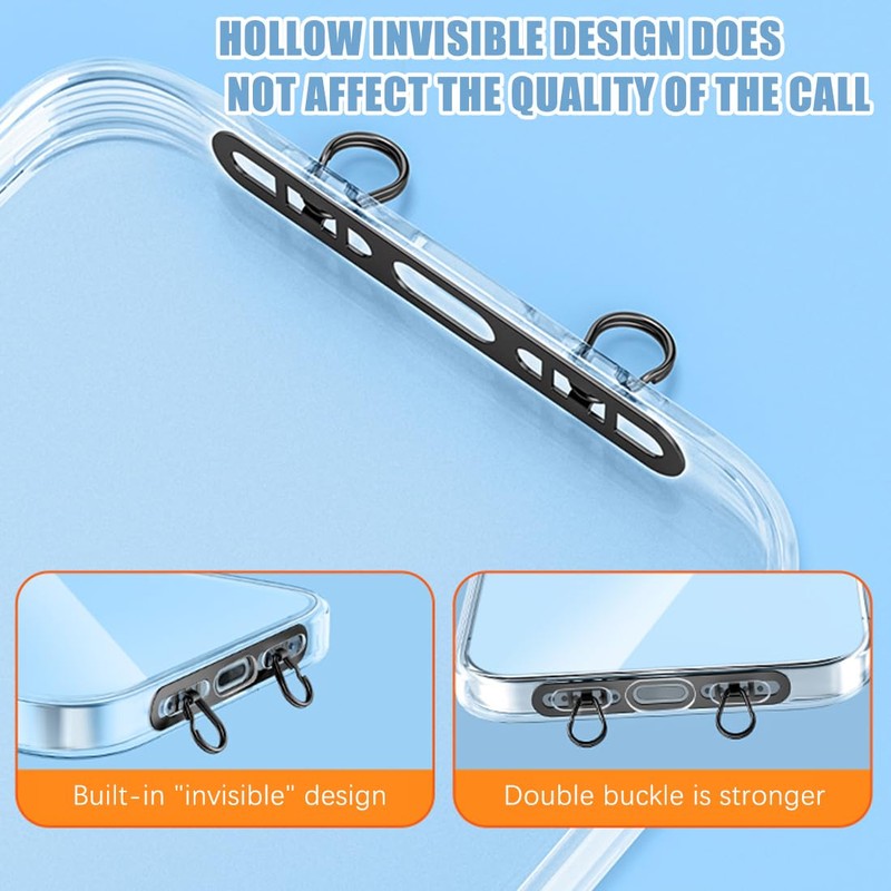 ILSSLI Phone Lanyard Pads 2PCS Universal Cell Phone Tether Tab