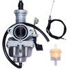 Carburetor Carb With Throttle Cable Compatible with Honda ATV Fourtrax 200 TRX200SX TRX200 TRX200D 4 Wheeler Quad 1984