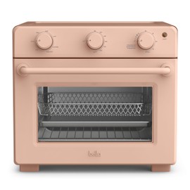 bella Air Fry Toaster Oven, 7 Preset Cooking Options, Dishwasher-Safe EverGood Coated Trays Included, 60-Minute Auto Shutoff w Audible Timer, Power Indicator Light, 1700 Watt, Blossom