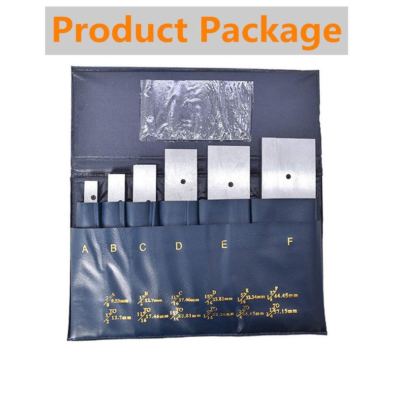 6 Pcs Adjustable Parallel Set 3/8" - 2-1/4" Hardened Steel