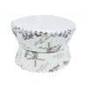 Enlynn Disposable Ruffled Round Shape Non-Stick Paper Baking Cup, Pack