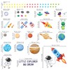 DECOWALL DSL-8058 Outer Space Wall Sticker Decals Decals Peel and