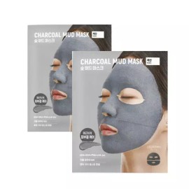 Celderm 셀더마데일리 숯 머드 마스크 13gx2개입 피부결개선 피부탄력 모공케어 수분 보습 영양 건성피부 모든피부 Selma The Daily Charcoal Mud Mask 13gx2 Skin Texture Improvement Skin Elasticity Pore Care Moisturizing Nutrition Dry Skin All Skin Types