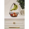 AQ Modern Wire Fruit/Produce Tree Basket with Banana or Grape