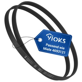 VIOKS V-Ribbed Belt Replacement for Quelle Miele 4693121 V-Belt 1321PJ6 1321 PJ 6 Drive Belt for Washing Machine Tumble Dryer