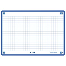 Oxford Flash 2.0 Index Cards A6, Flashcards, 105 x 148 mm, Squared, Maine-Blue, 80 Sheets