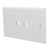 ORFOFE Speaker Wire Wall Plate with Banana Binding Posts Audio