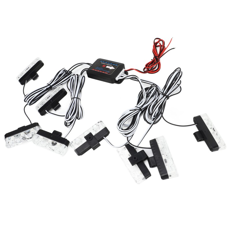 12V Car Emergency Strobe Lights Bright Illumination 24 LED Lights