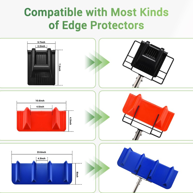 GADFISH 8 Ft Edge Protector Extension Handle, Board Corner Protector