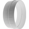 Vent Systems 6" Inch - White - Male Fit Duct