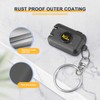 Vola Portable Collapsible Nail Clipper Travel Foldable Stainless Steel Keychain